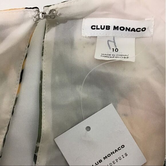 Club Monaco Ionita Open Back Romper NWT Sz 10 - Picture 7 of 10